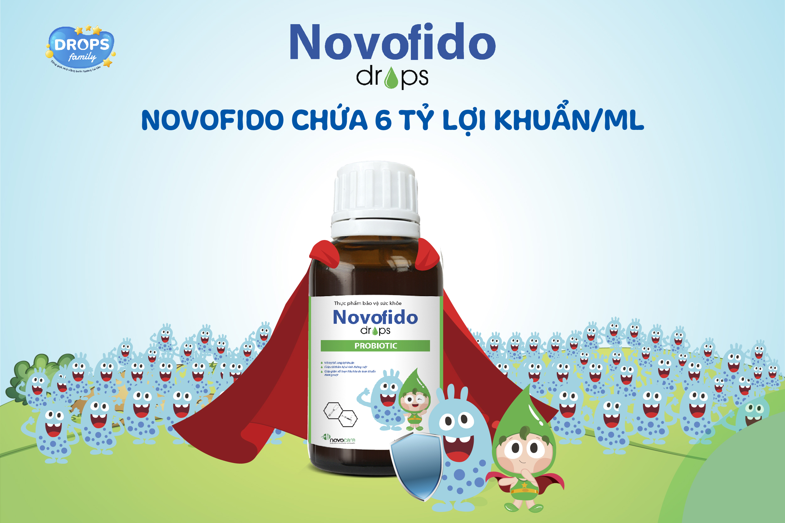 Novofido - hàm lượng lợi khuẩn cao